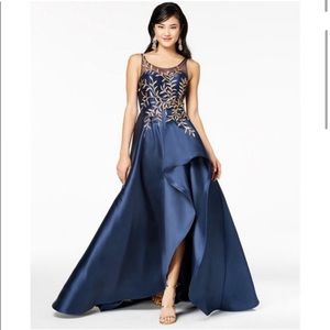 Say Yes To The Prom Junior's Sequined Illusion
High Low Gown 3/4